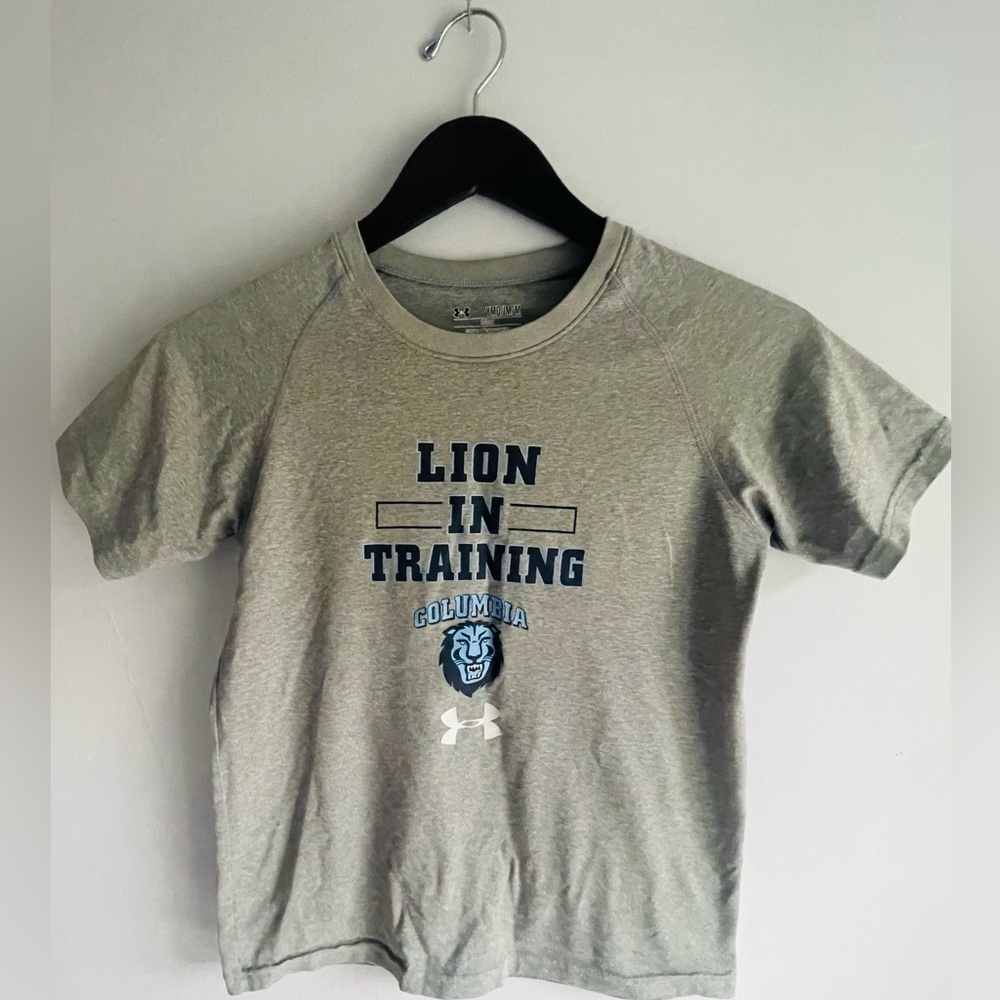 COLUMBIA UNIVERSITY UNDER ARMOR t shirt tee SIZE YM Youth Medium